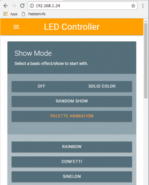 Respnsive Led Control Mobile